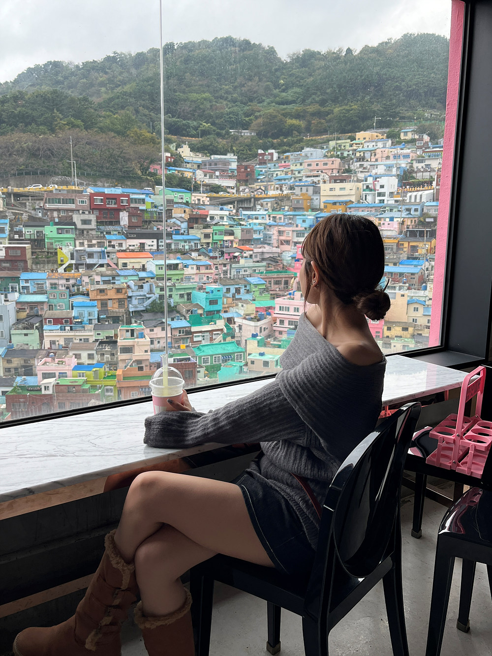 2TYPEパンツ裏地ノンウォッシュデニムスカート | 詳細画像7