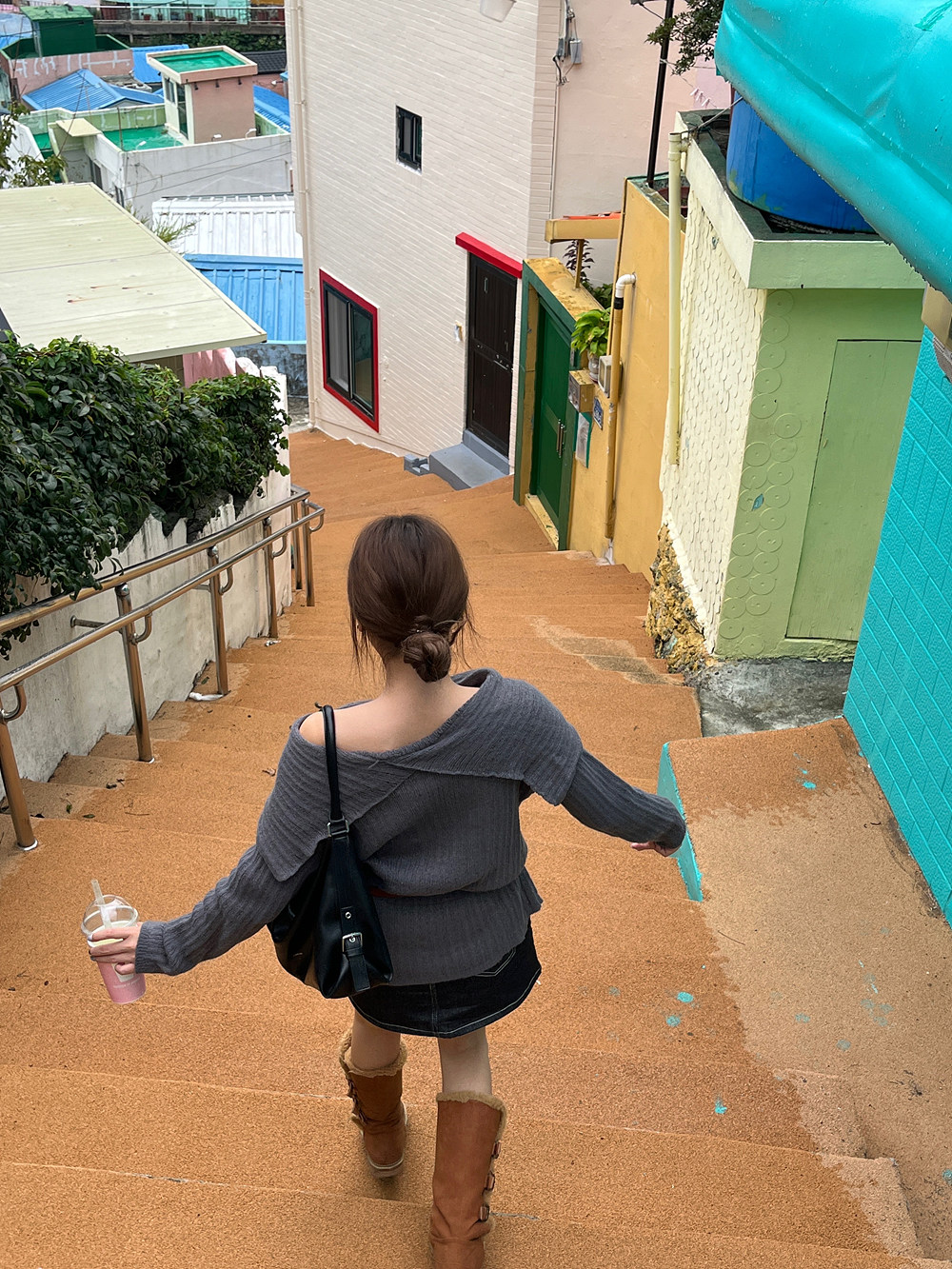 2TYPEパンツ裏地ノンウォッシュデニムスカート | 詳細画像8