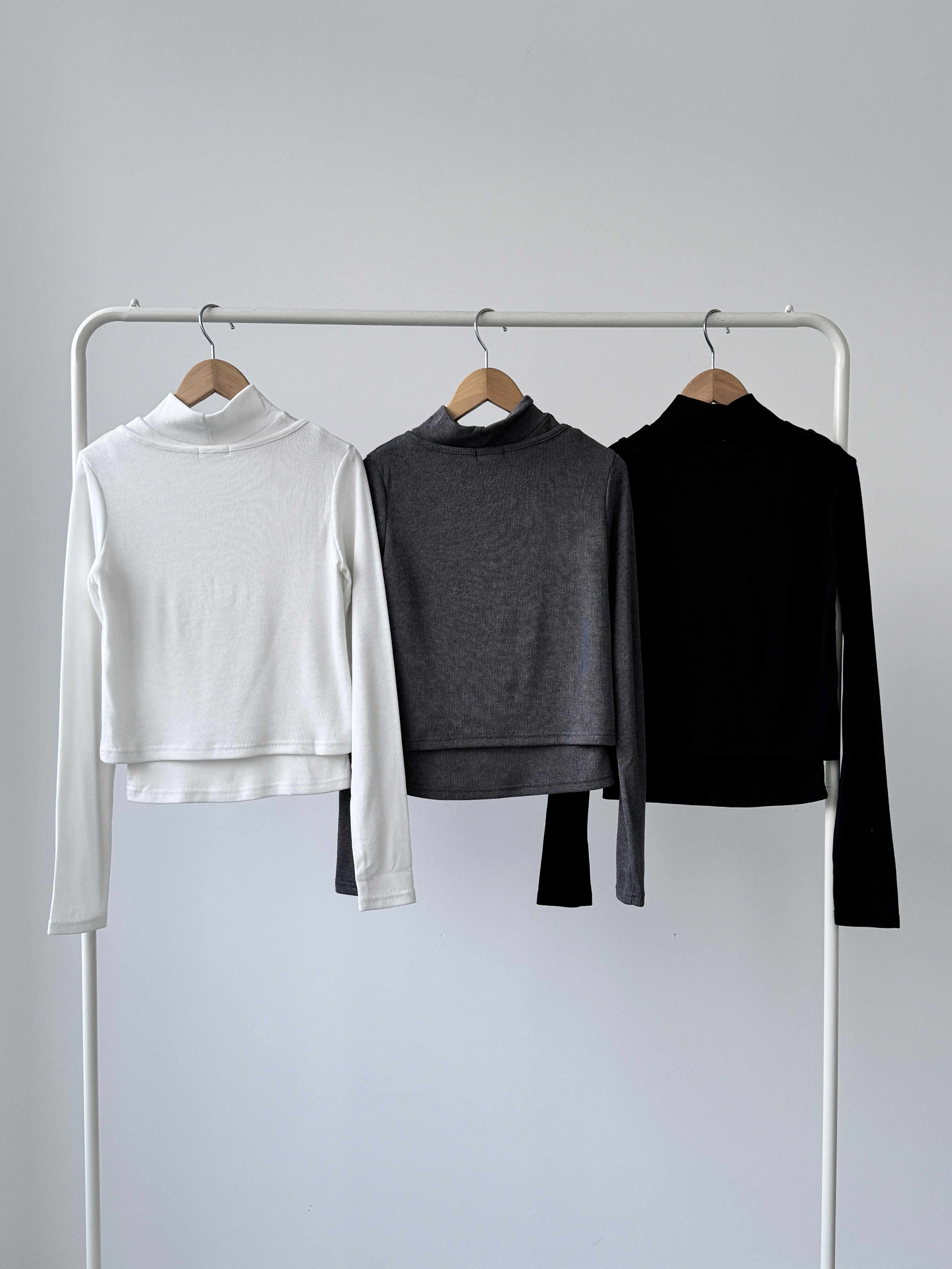 裏起毛ハイネックノースリーブ&カーディガンSET | 詳細画像2