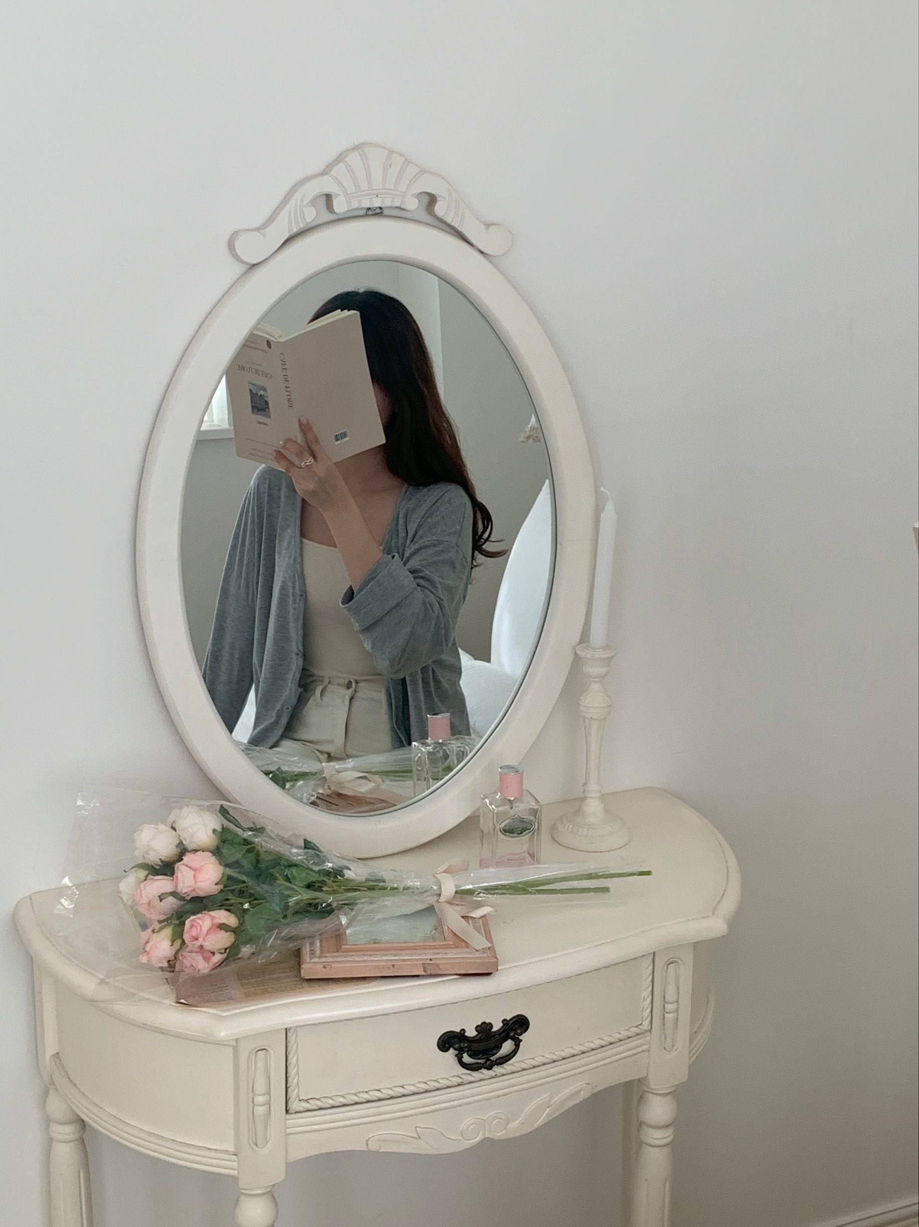 Vネックルーズカーディガン | 詳細画像5