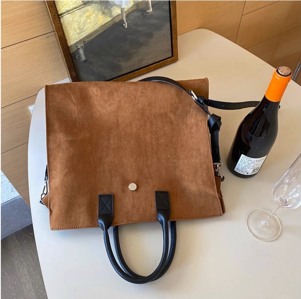 2WAYスエード調配色スクエアバッグ | 詳細画像8