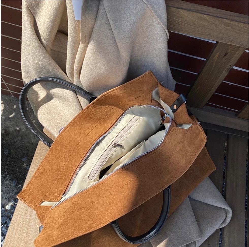 2WAYスエード調配色スクエアバッグ | 詳細画像9