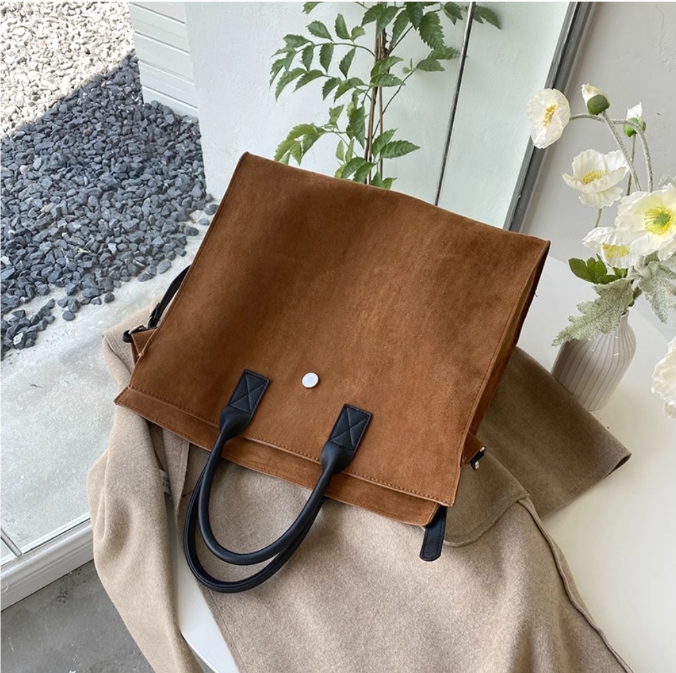 2WAYスエード調配色スクエアバッグ | 詳細画像13