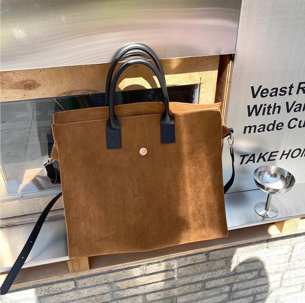 2WAYスエード調配色スクエアバッグ | 詳細画像14