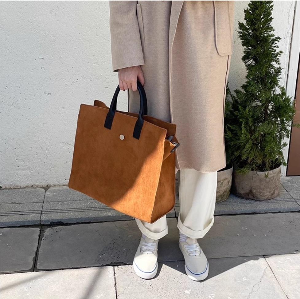 2WAYスエード調配色スクエアバッグ | 詳細画像15