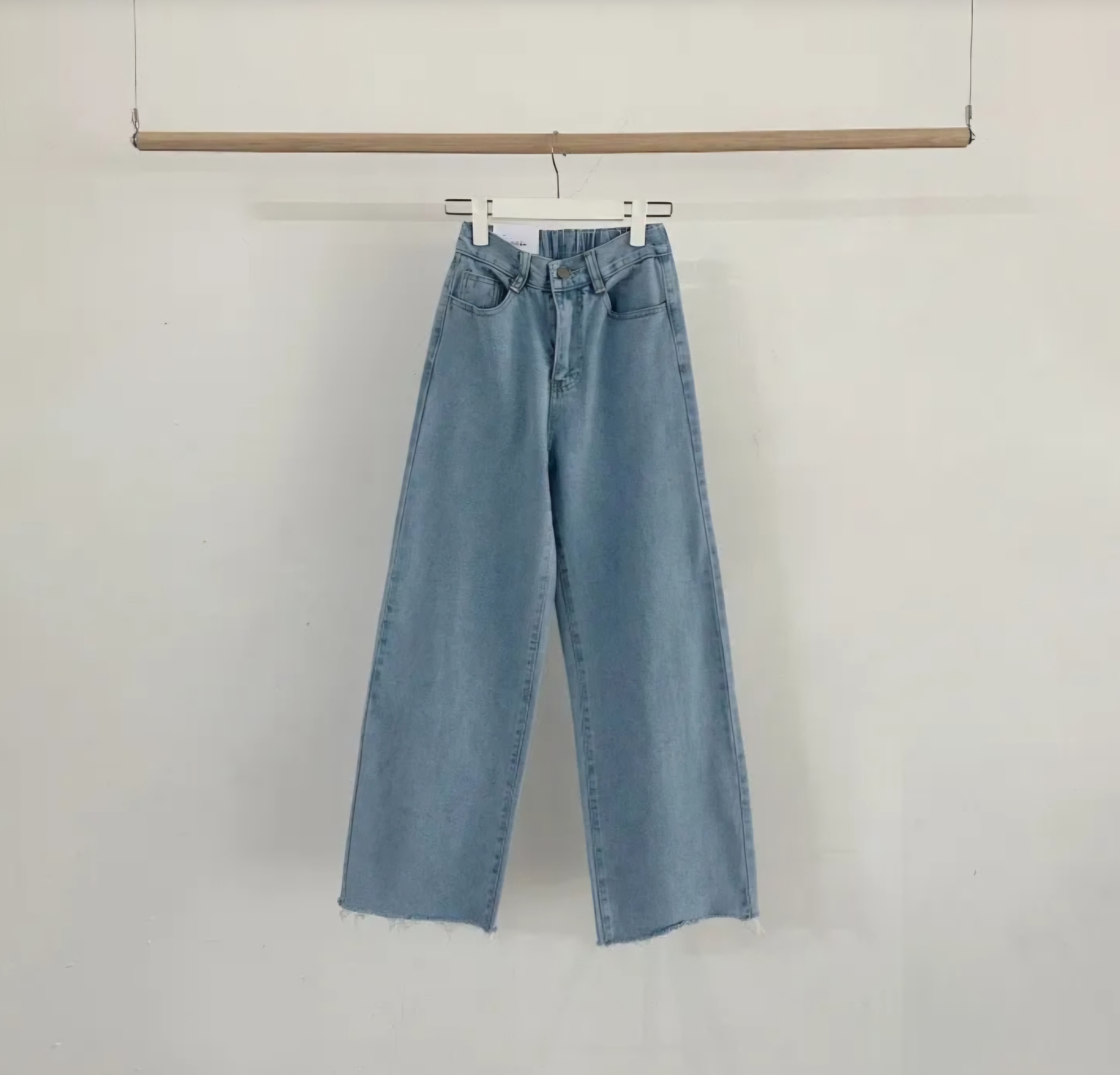 裏起毛バックゴムワイドデニムパンツ | 詳細画像17