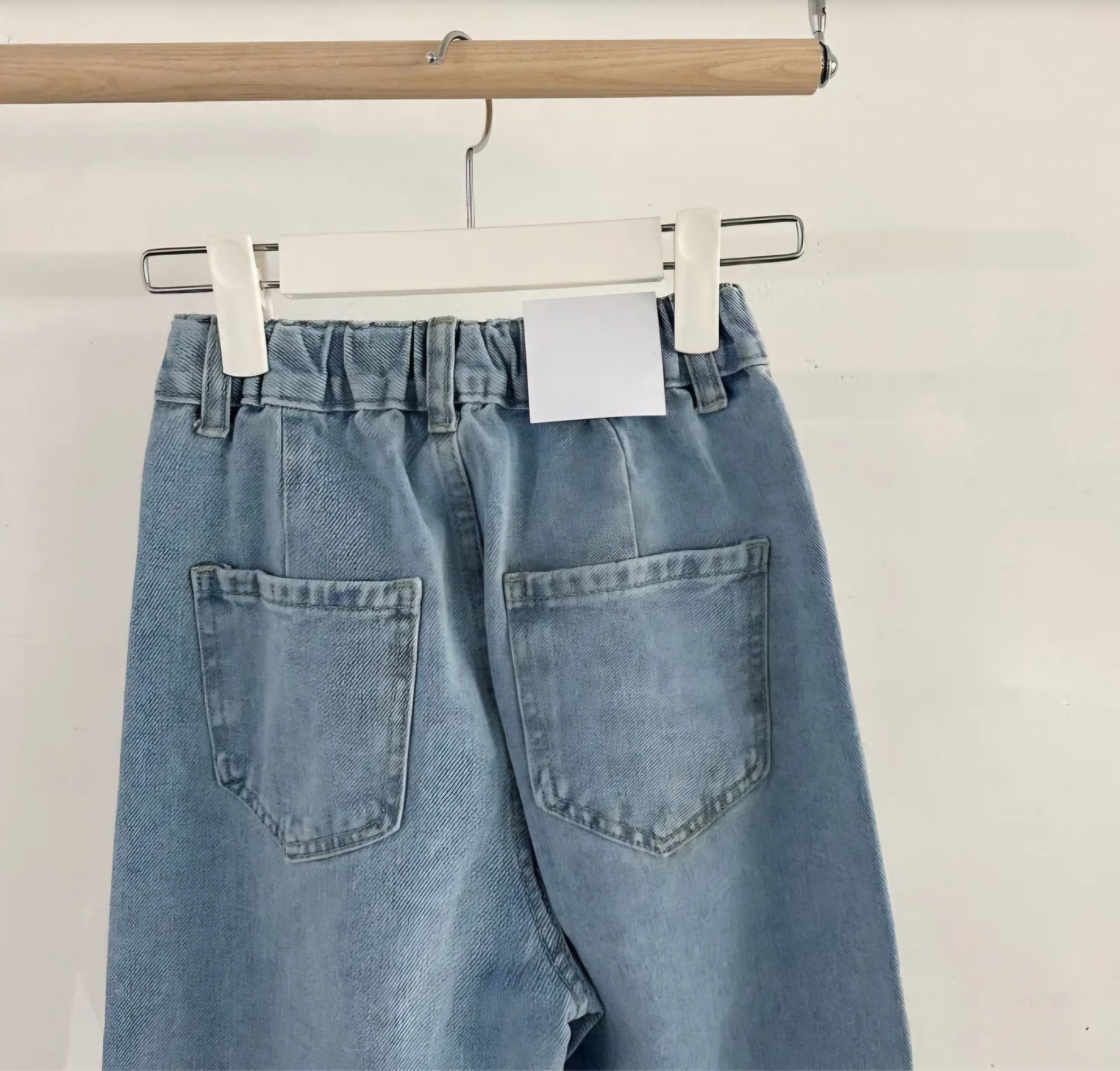 裏起毛バックゴムワイドデニムパンツ | 詳細画像19