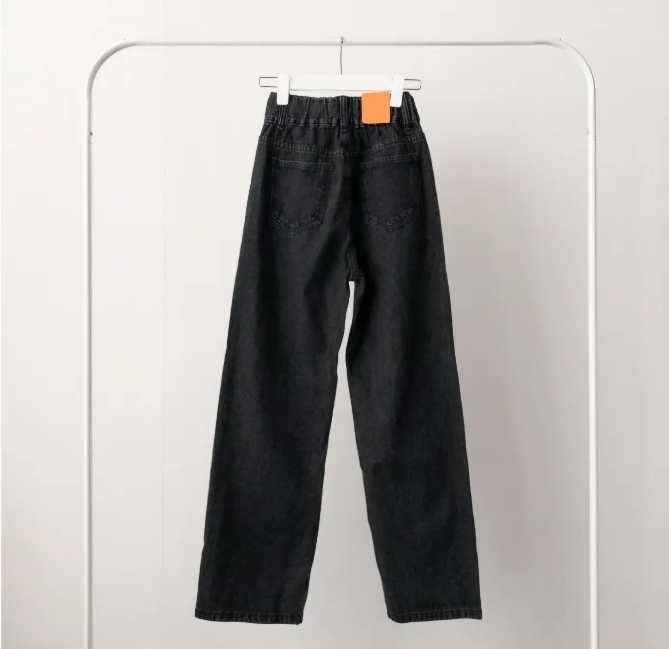 裏起毛バックゴムツーボタンデニムパンツ | 詳細画像11