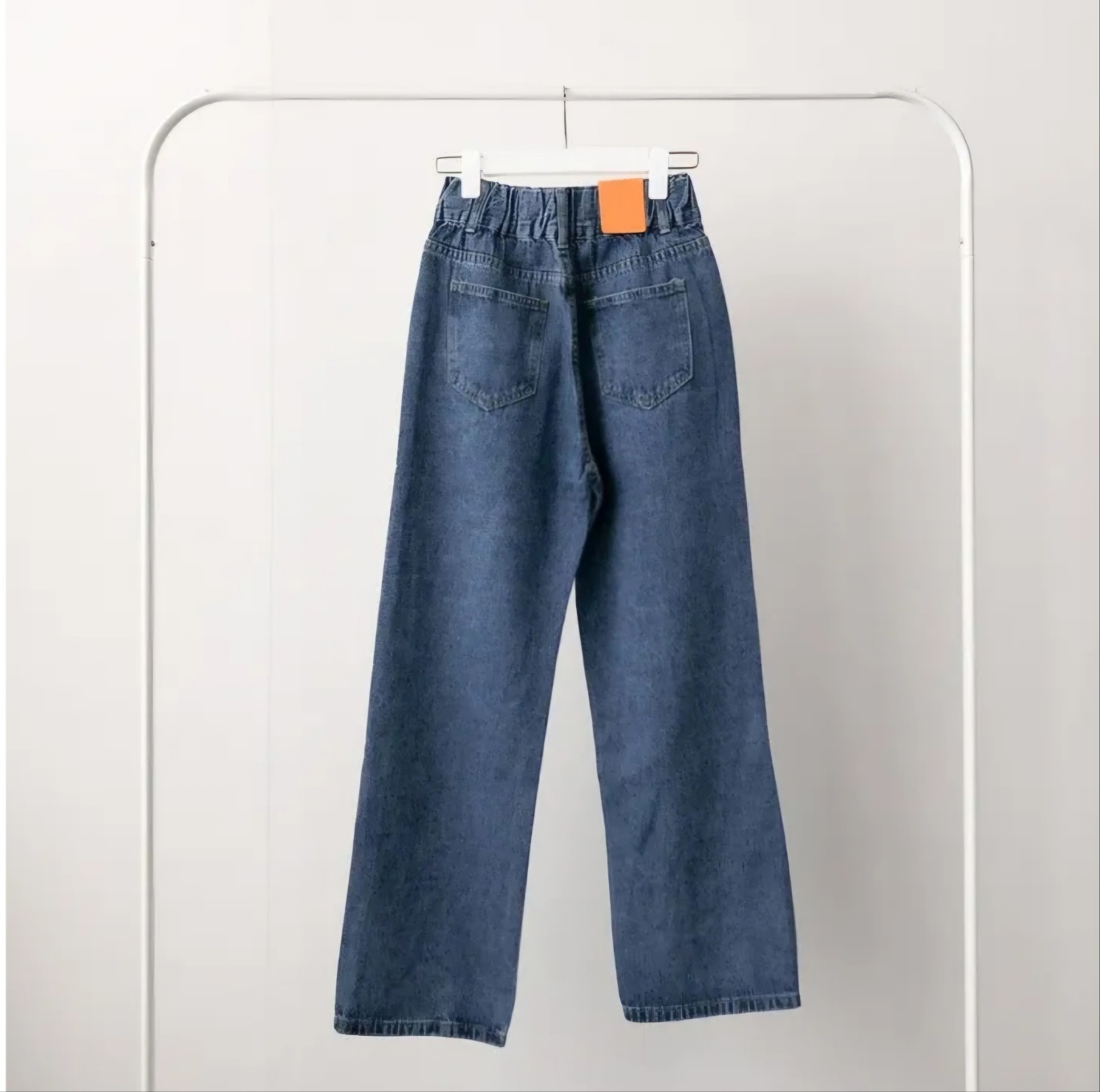 裏起毛バックゴムツーボタンデニムパンツ | 詳細画像13