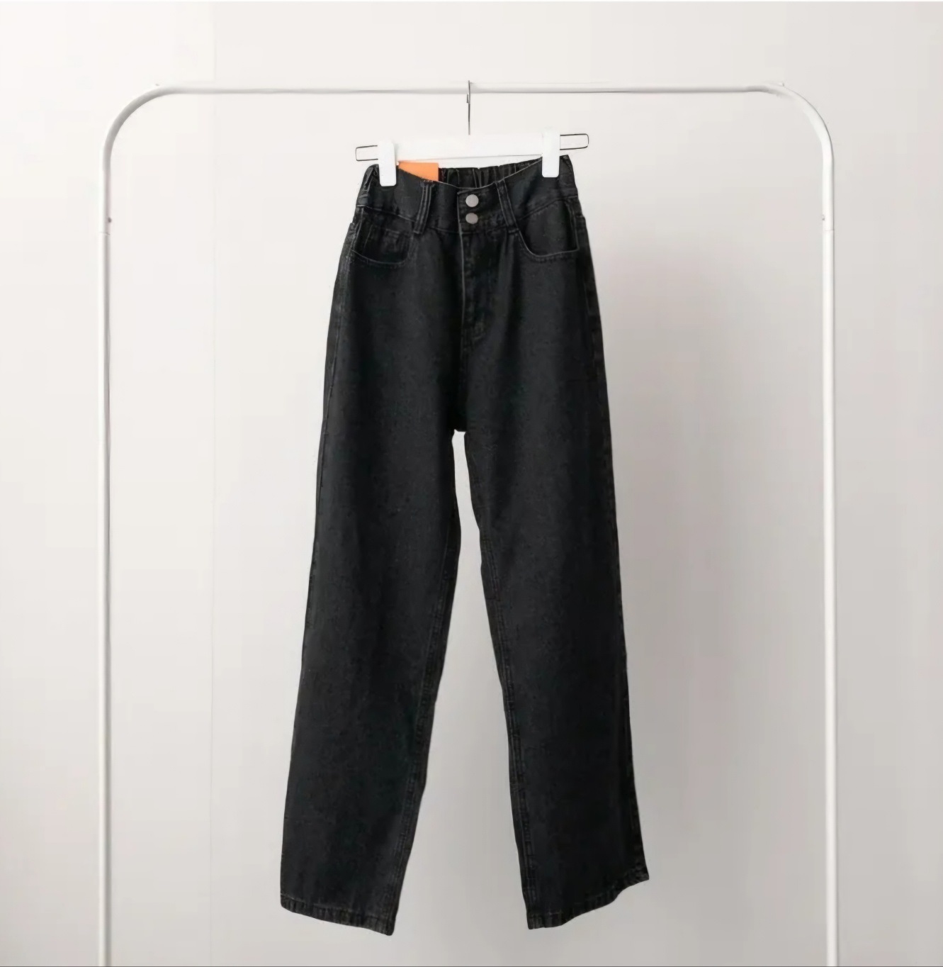 裏起毛バックゴムツーボタンデニムパンツ | 詳細画像14