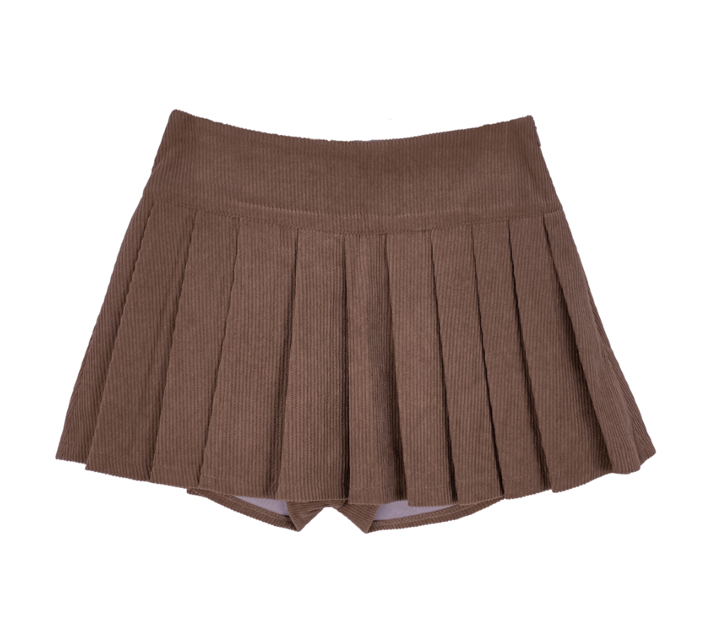 コーデュロイプリーツスカートショートパンツ | 詳細画像14