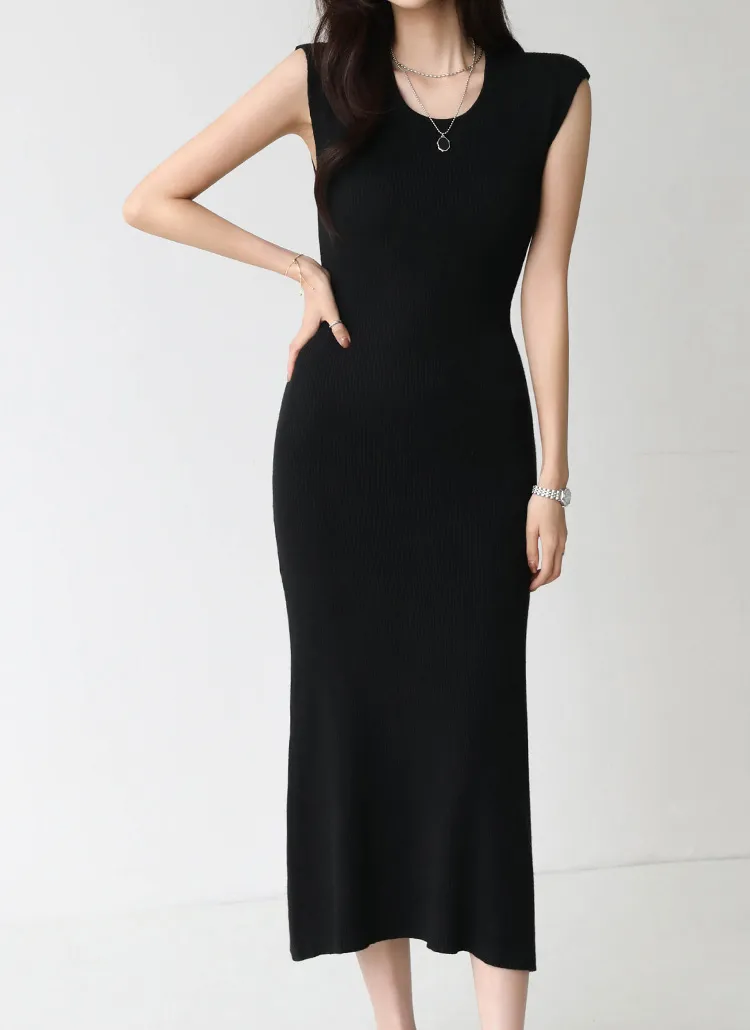 フレンチスリーブリブIラインワンピース | pippin | 詳細画像1