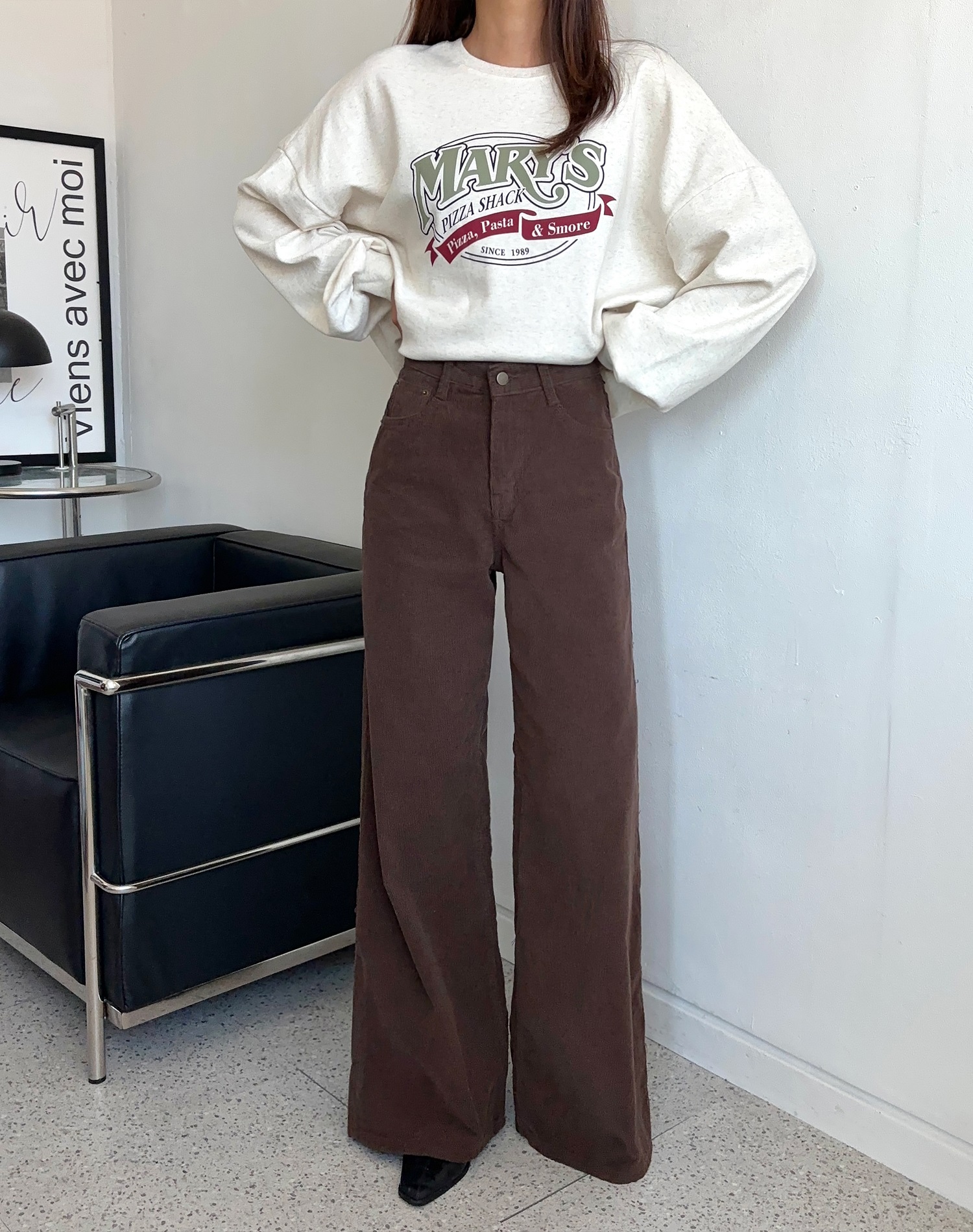 スラックス フレアパンツ ワイドパンツ[品番：FI000006919