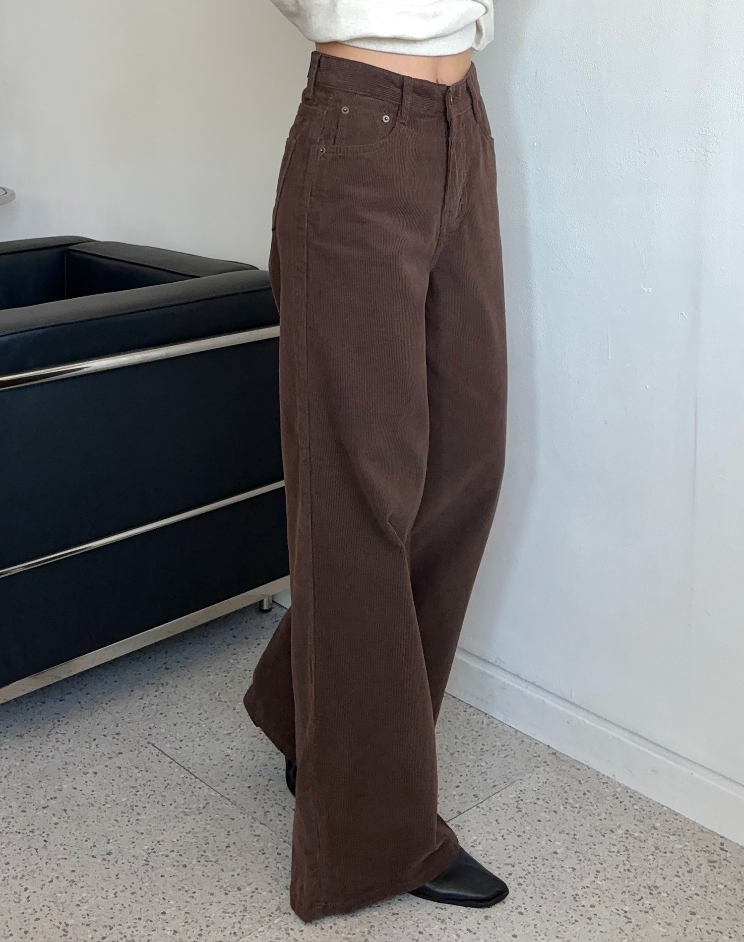 スラックス フレアパンツ ワイドパンツ[品番：FI000006919