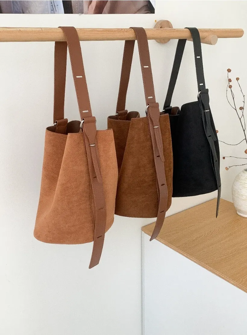 2WAYスエード調バケットバッグ | 詳細画像1