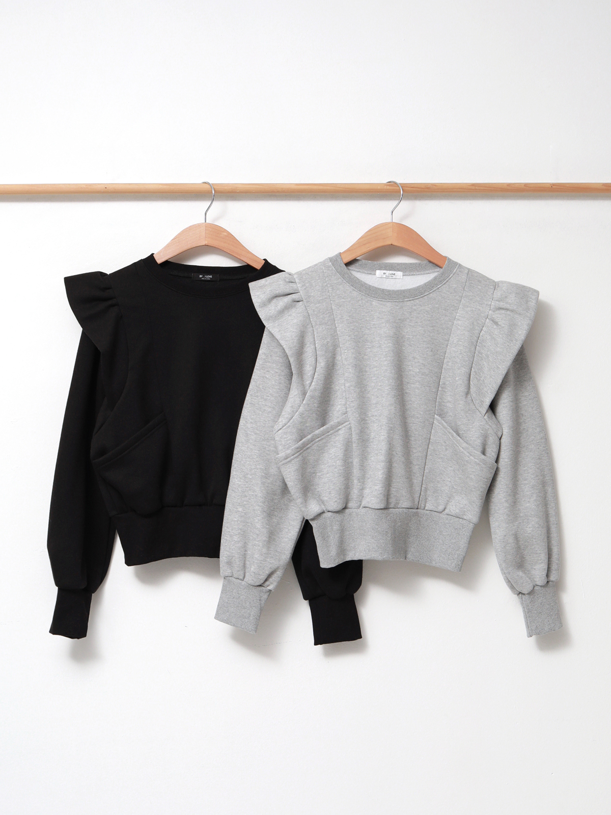 裏起毛フリルポケットスウェット&イージーパンツSET | 詳細画像19