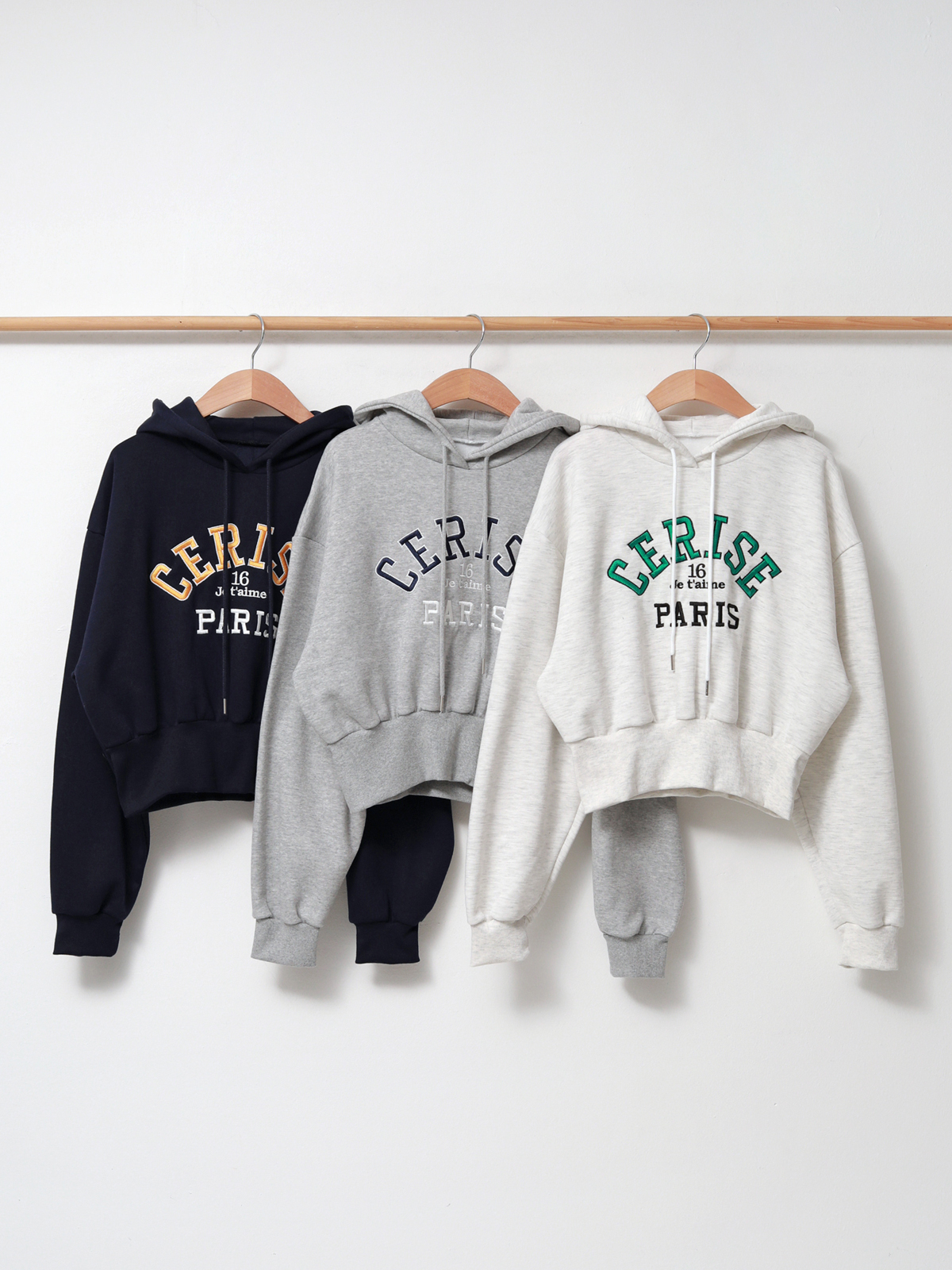 裏起毛CER.ISE刺繍パーカー&イージーパンツSET | 詳細画像16