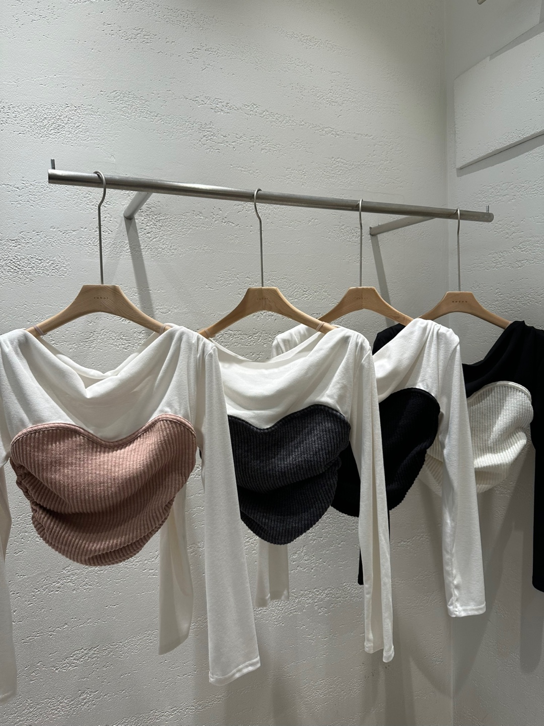 ハートリブビスチェオフショルTシャツ | 詳細画像17