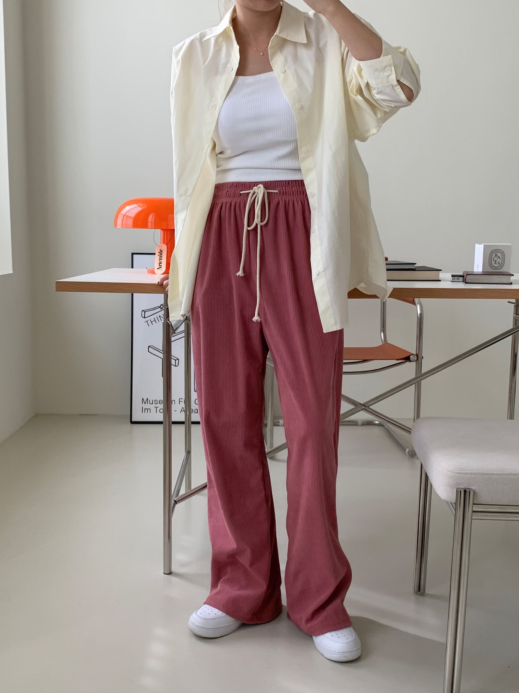 ドロストコーデュロイワイドパンツ | 詳細画像13