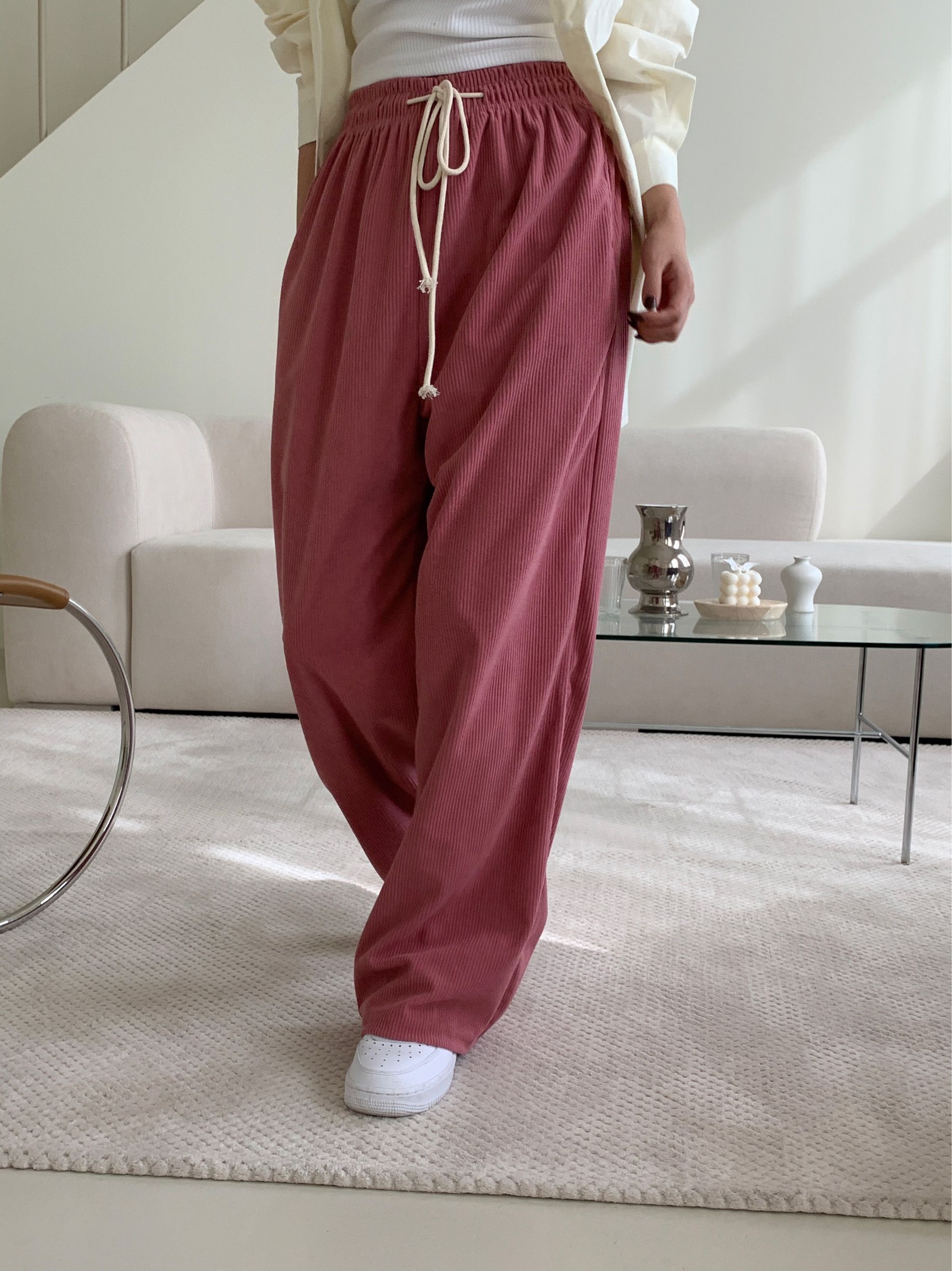 ドロストコーデュロイワイドパンツ | 詳細画像12