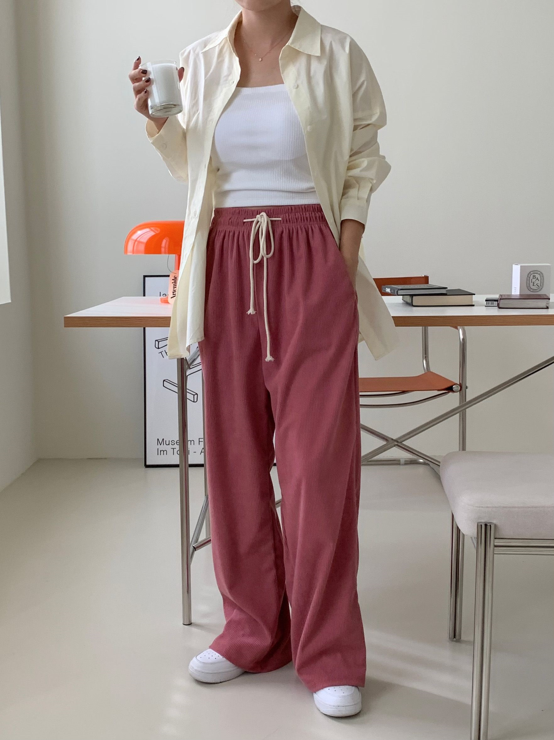 ドロストコーデュロイワイドパンツ | 詳細画像14