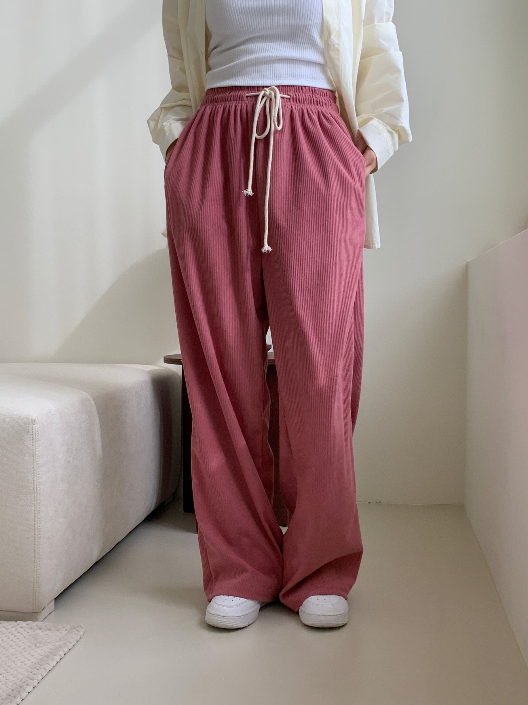 ドロストコーデュロイワイドパンツ | 詳細画像15