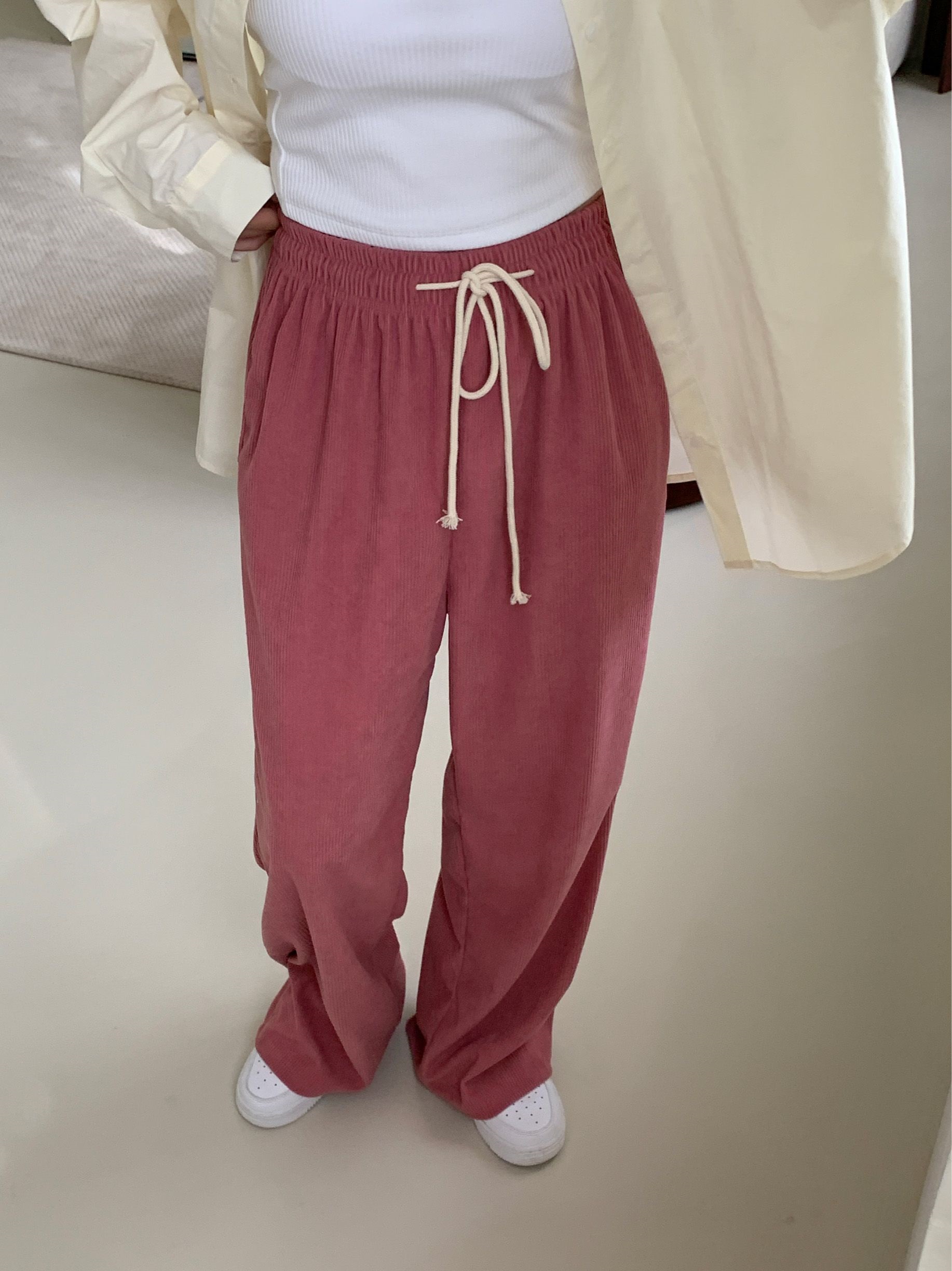 ドロストコーデュロイワイドパンツ | 詳細画像16