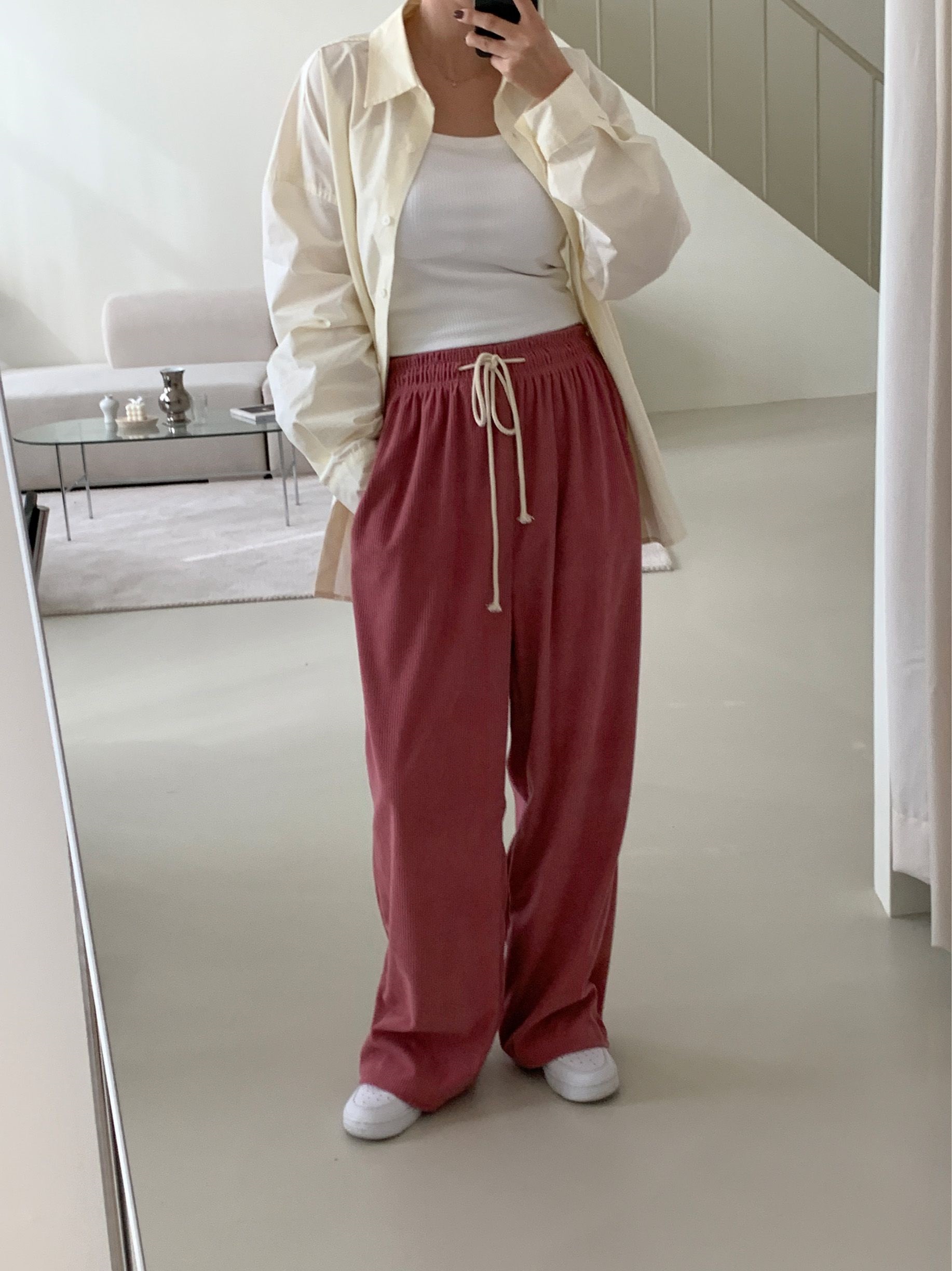 ドロストコーデュロイワイドパンツ | 詳細画像9