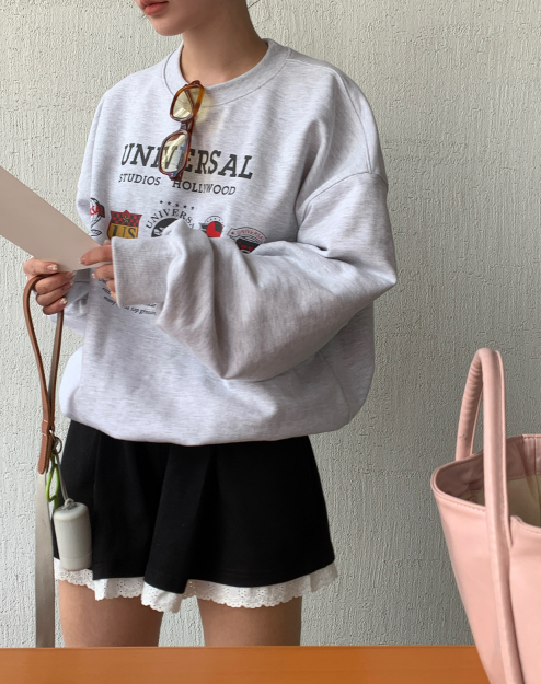 レースヘムタックスウェットショートパンツ | 詳細画像10