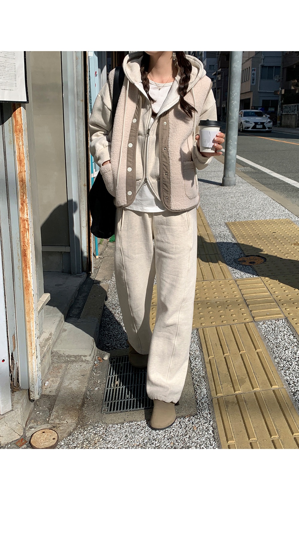 コーデュロイ配色ポケットボアベスト | 詳細画像6