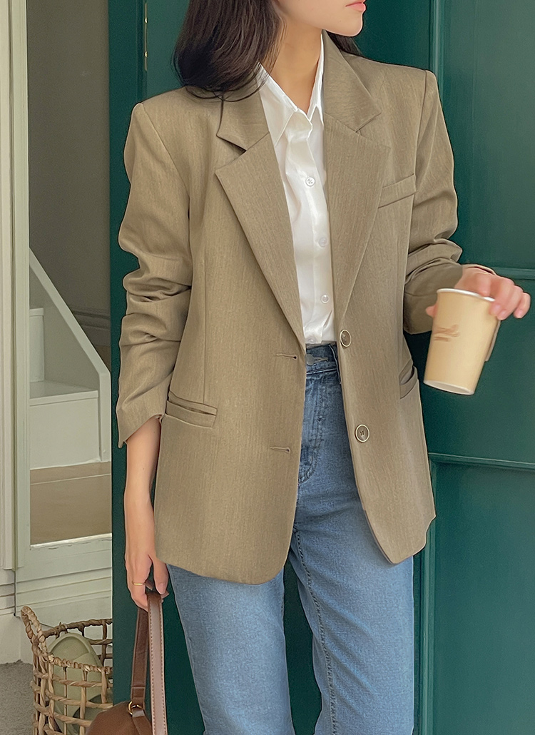 バックベルトテーラードジャケット | レディースファッション通販 - DHOLIC