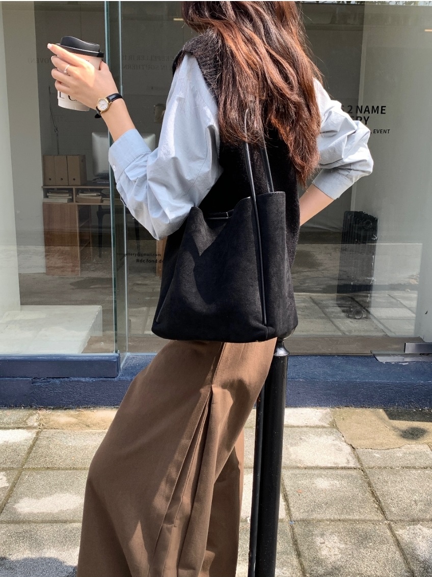 2WAYスエード調パイピングバッグ | 詳細画像3