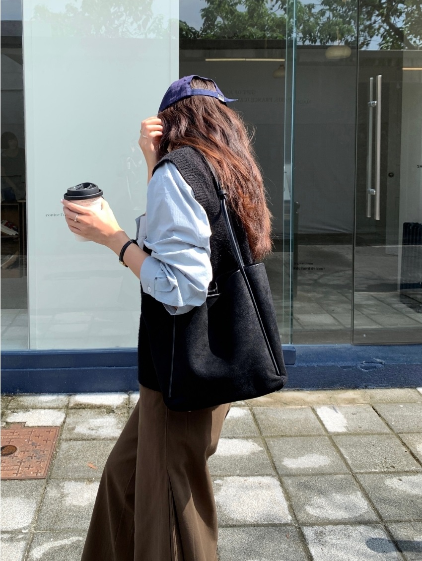 2WAYスエード調パイピングバッグ | 詳細画像5