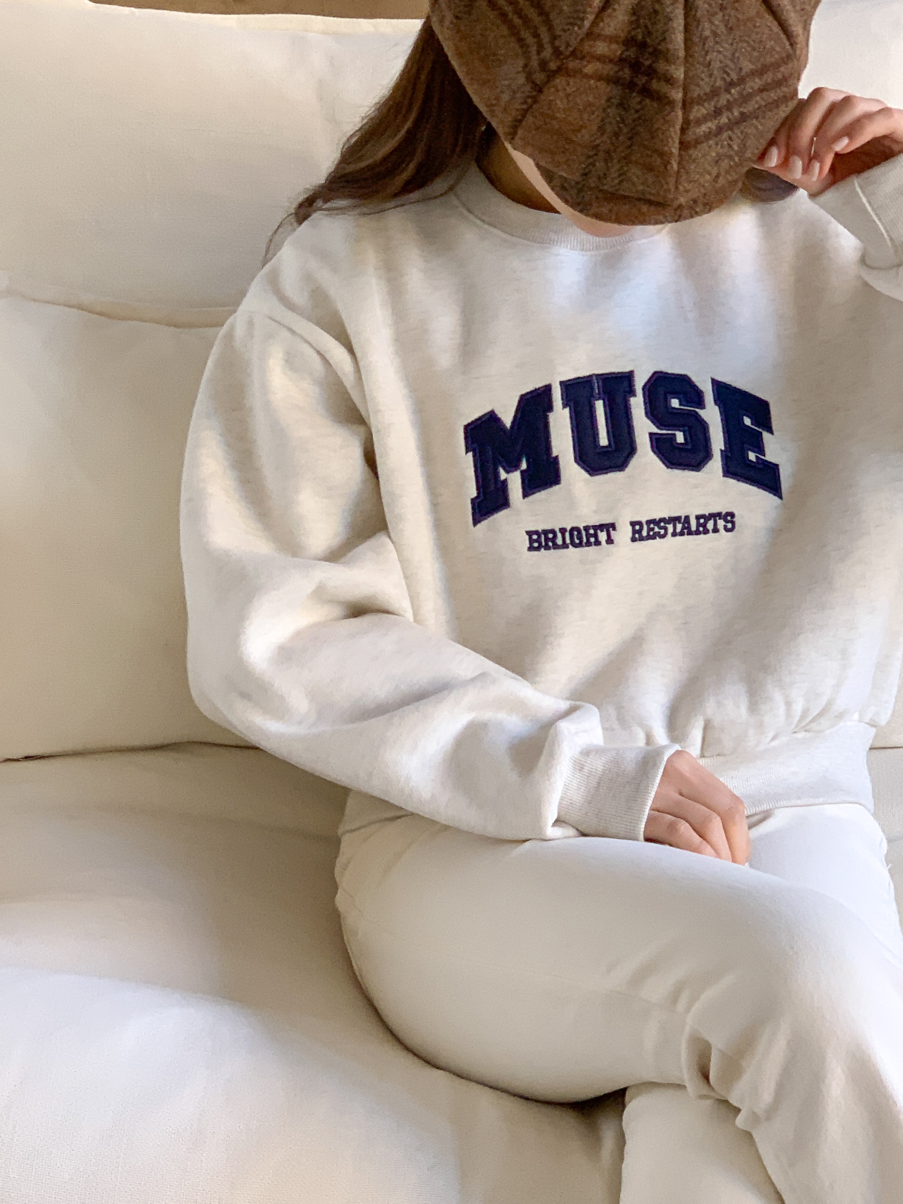 裏起毛MUSE刺繍ロゴルーズスウェット | 詳細画像6