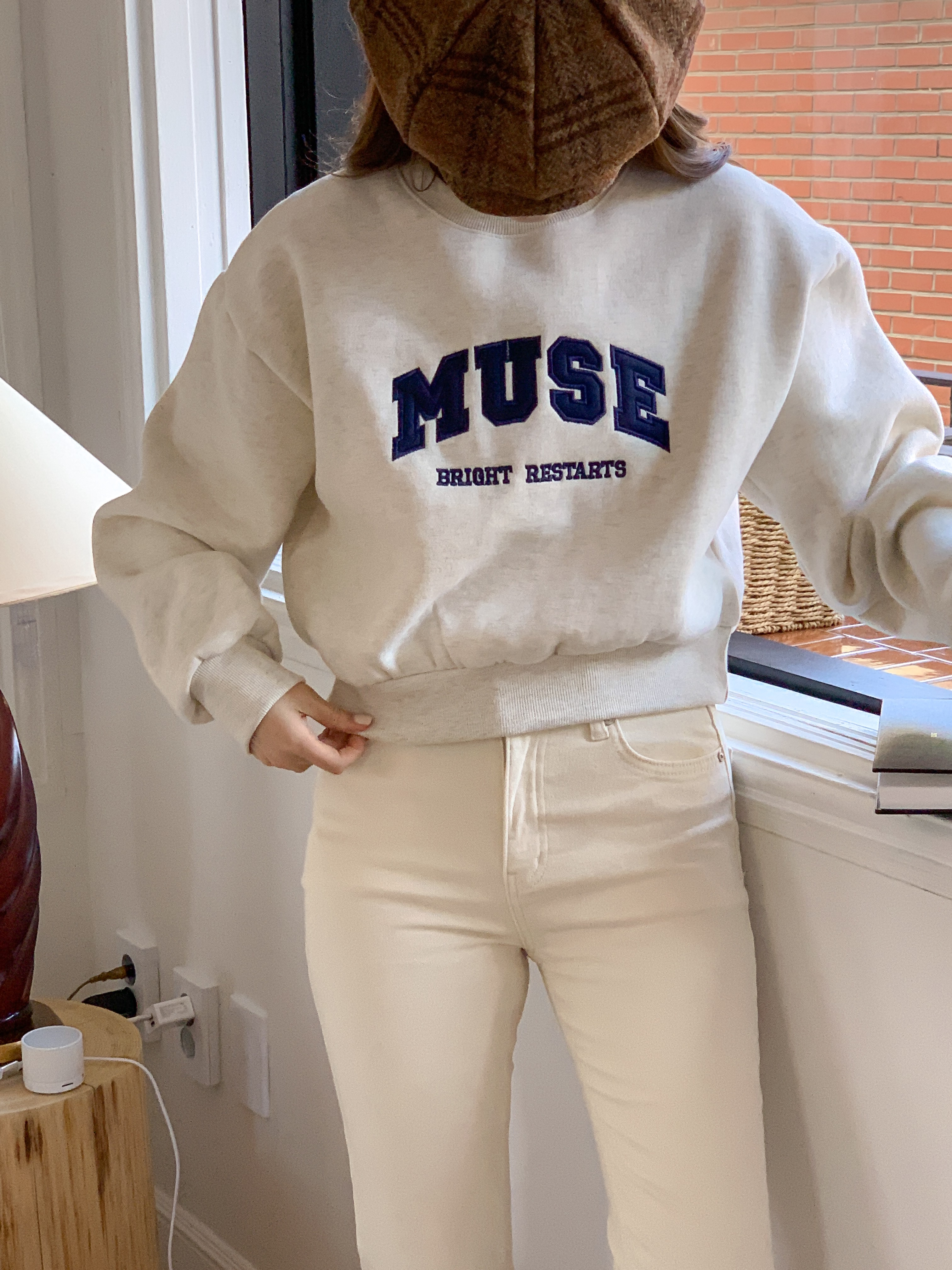 裏起毛MUSE刺繍ロゴルーズスウェット | 詳細画像12