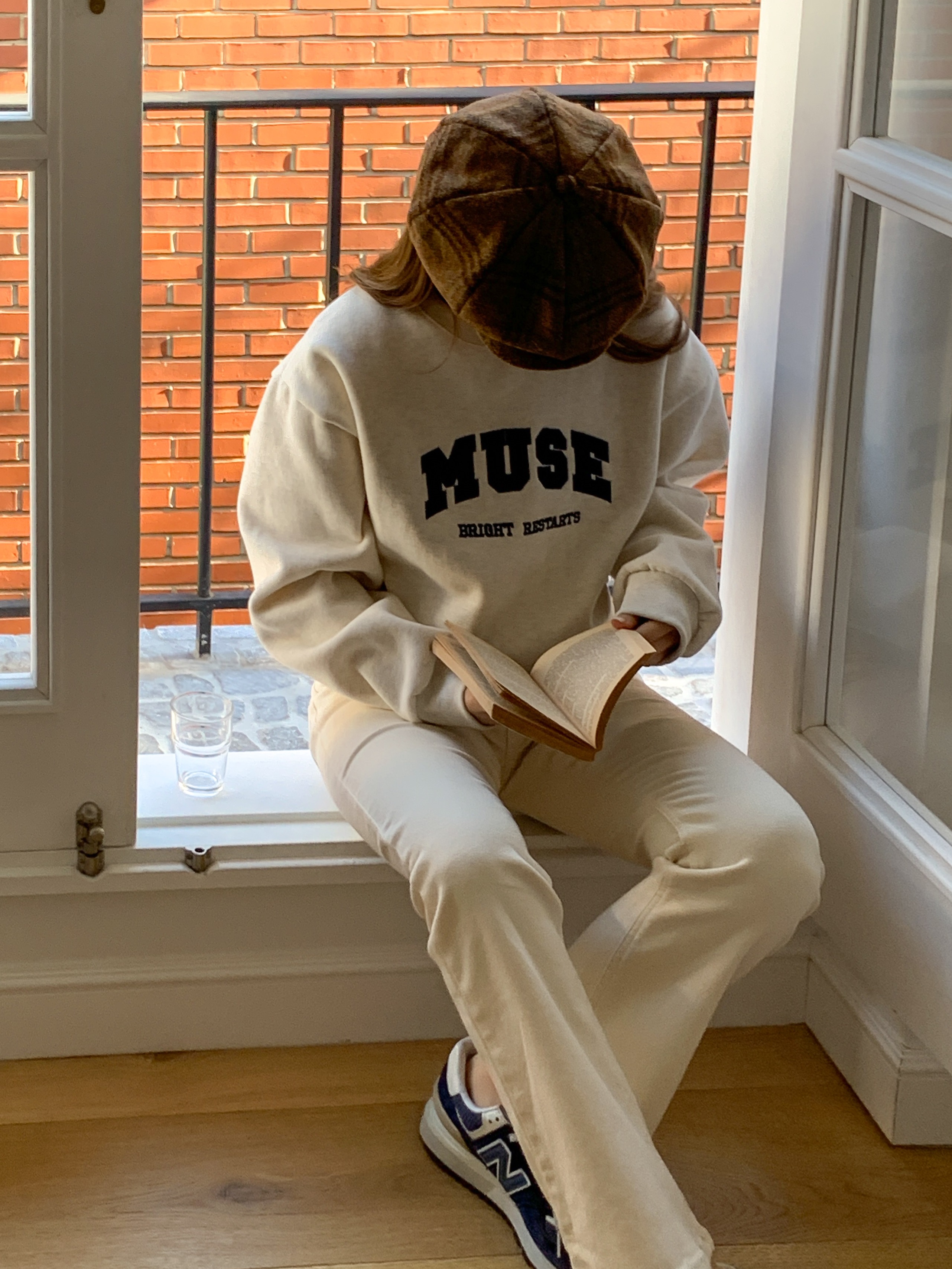 裏起毛MUSE刺繍ロゴルーズスウェット | 詳細画像14