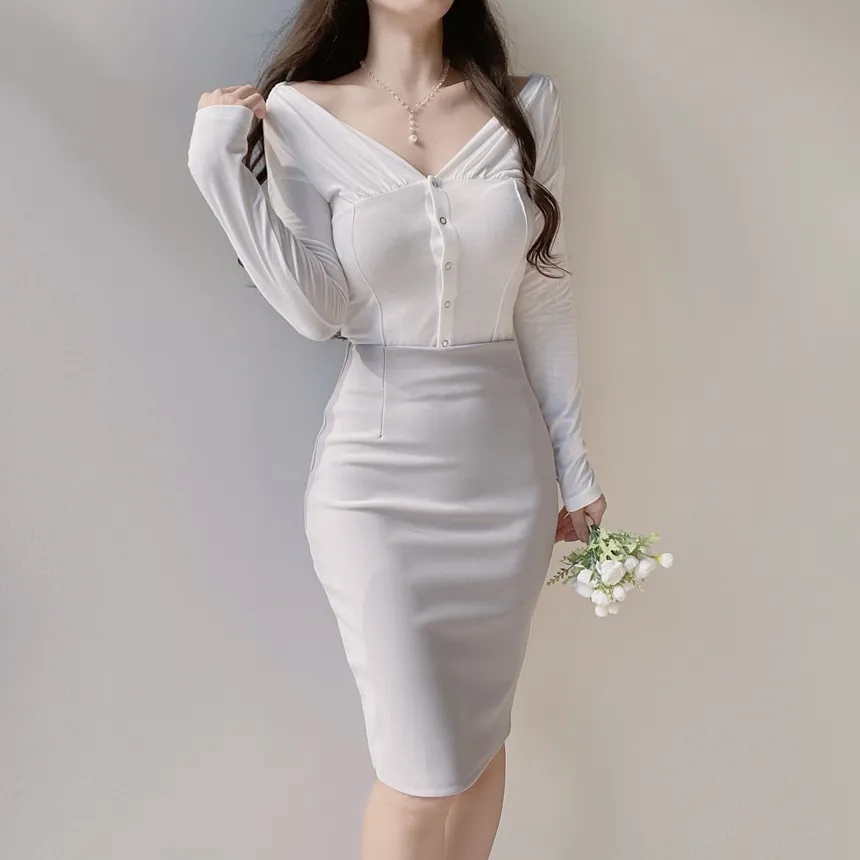 ミディタイトスカート | mirangmirang | 詳細画像9