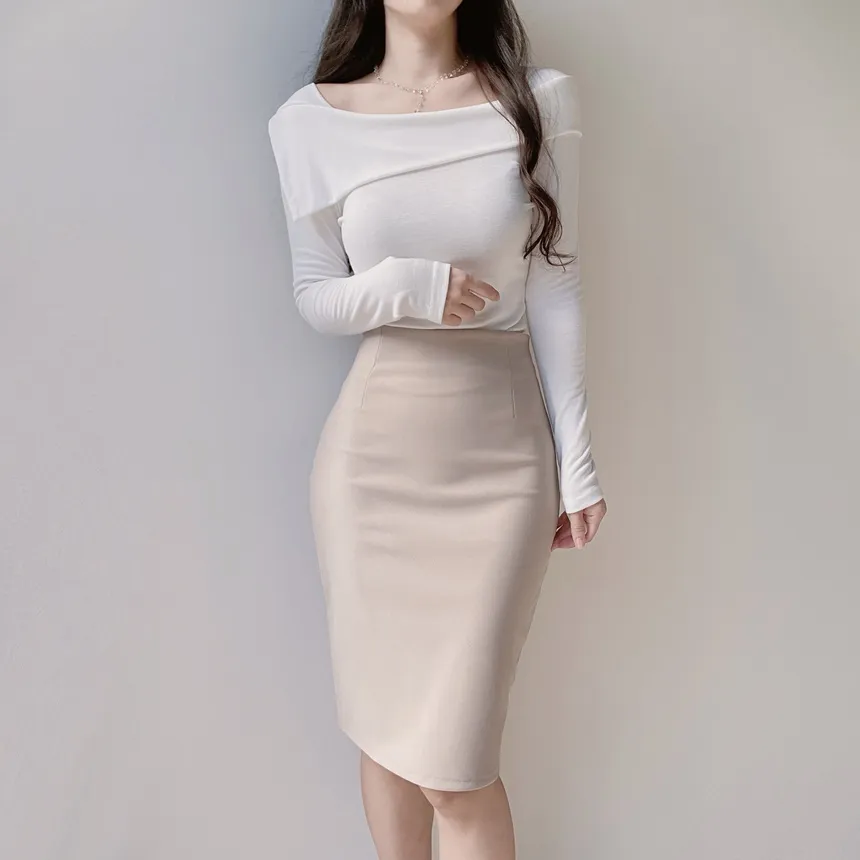 ミディタイトスカート | mirangmirang | 詳細画像12