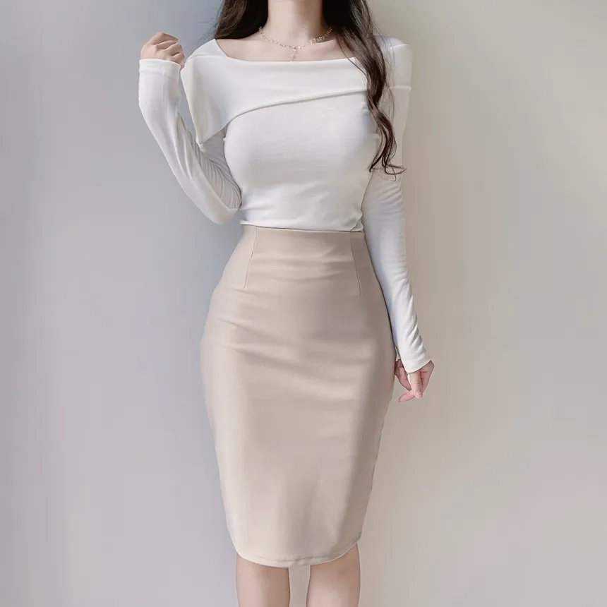 ミディタイトスカート | mirangmirang | 詳細画像14