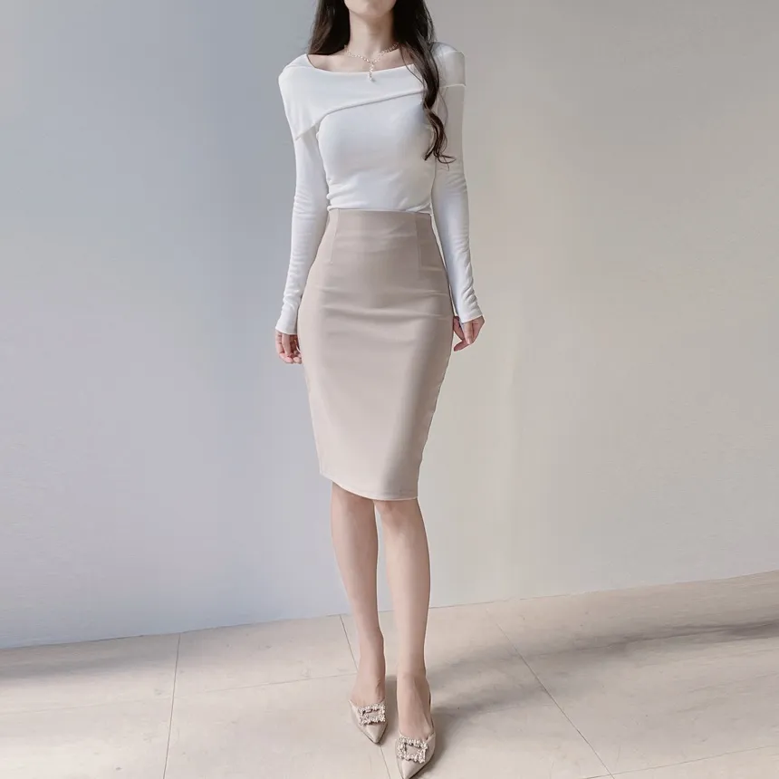 ミディタイトスカート | mirangmirang | 詳細画像16