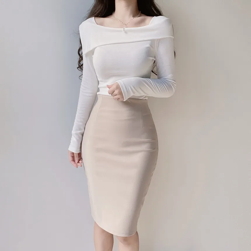 ミディタイトスカート | mirangmirang | 詳細画像24