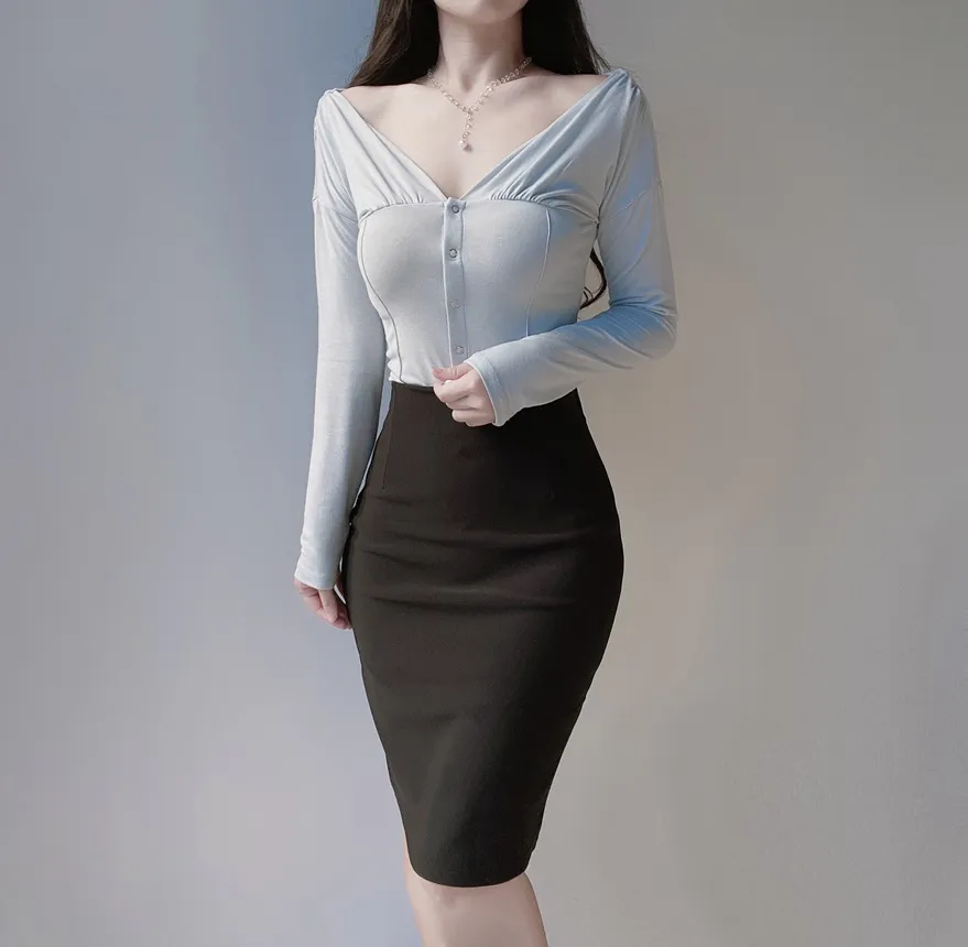 ミディタイトスカート | mirangmirang | 詳細画像37