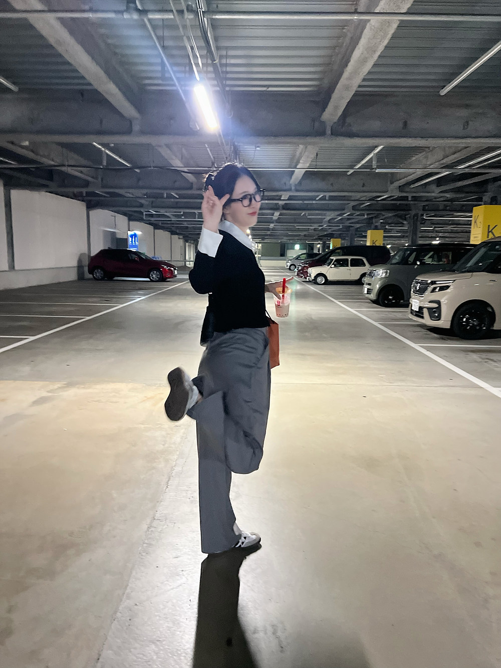 シャツレイヤード風リブニット | 詳細画像8