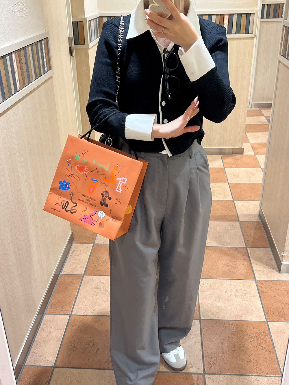 シャツレイヤード風リブニット | 詳細画像19