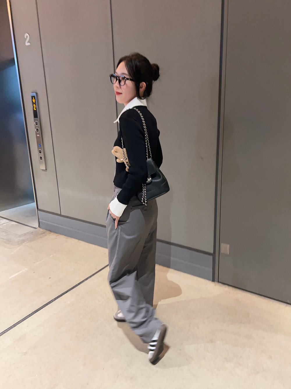 シャツレイヤード風リブニット | 詳細画像20