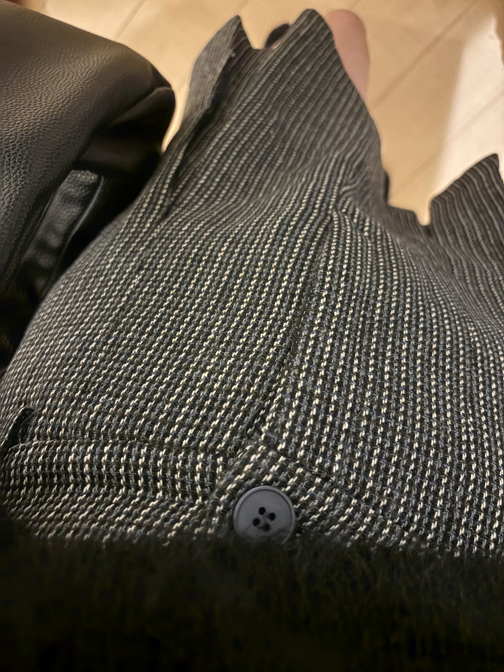 ウール混チェックタックミニスカート | 詳細画像15