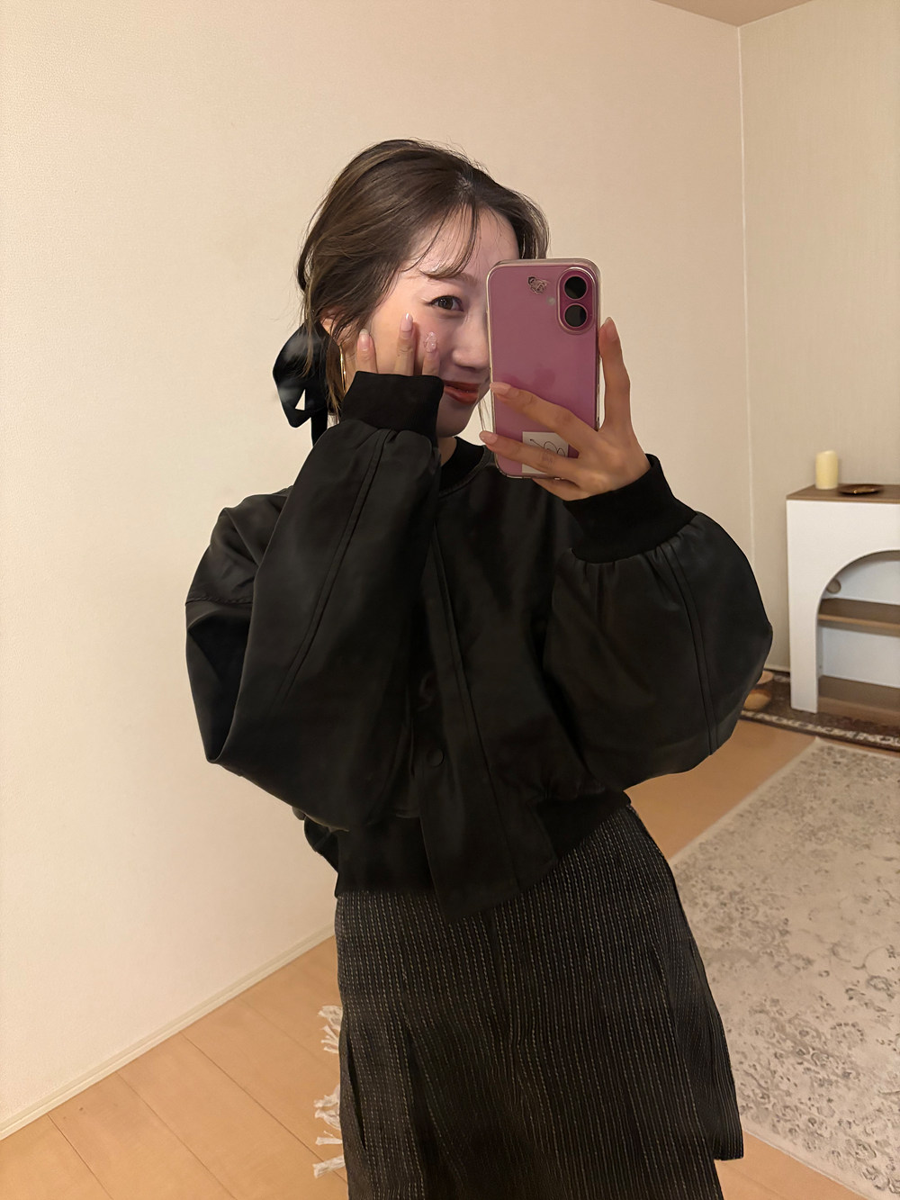 ウール混チェックタックミニスカート | 詳細画像16