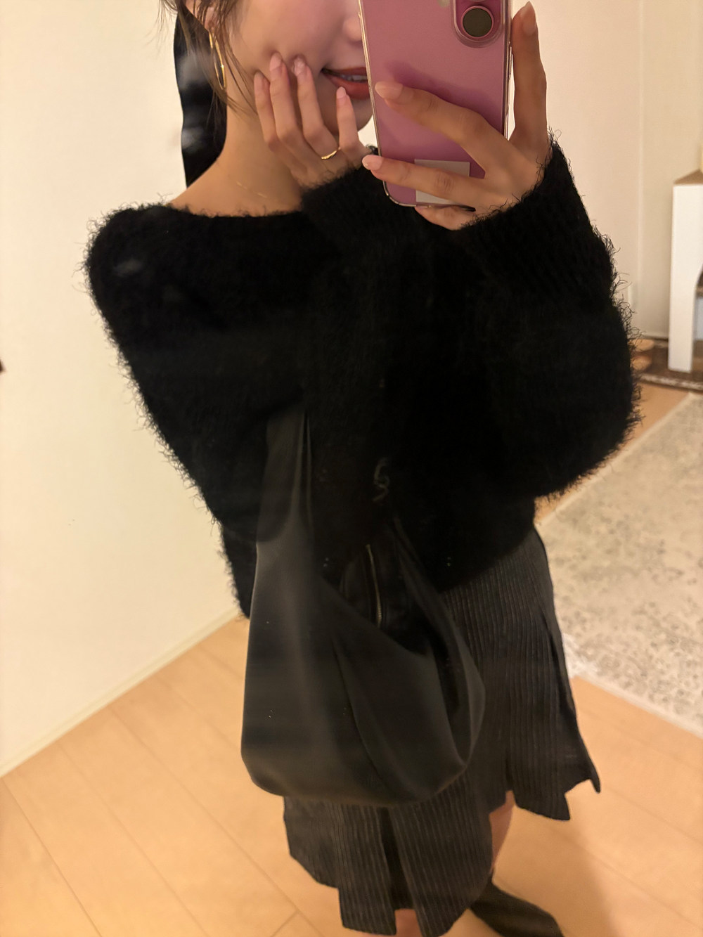 ウール混チェックタックミニスカート | 詳細画像18