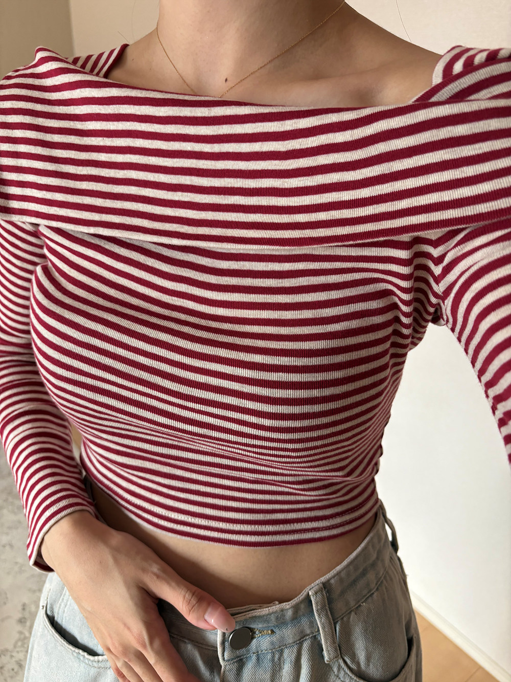 ボーダーアシメデザインTシャツ | 詳細画像17