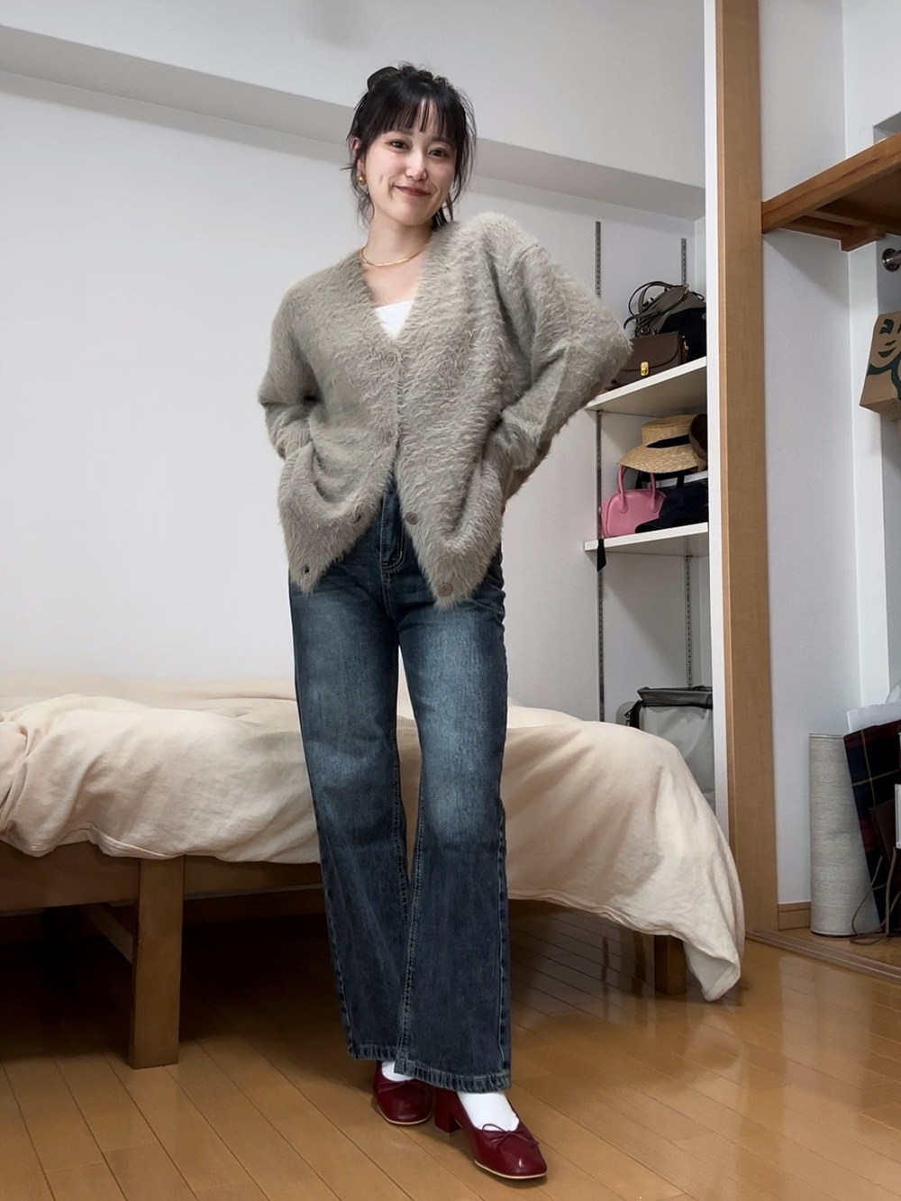 2TYPEハイウエストストレートデニムパンツ | 詳細画像14